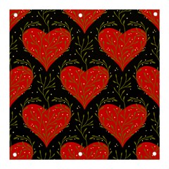 Love Hearts Pattern Style Banner And Sign 3  X 3  by Grandong