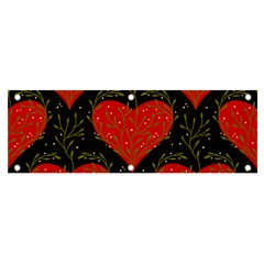 Love Hearts Pattern Style Banner And Sign 6  X 2  by Grandong