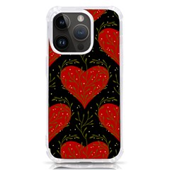 Love Hearts Pattern Style Iphone 14 Pro Tpu Uv Print Case by Grandong