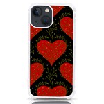 Love Hearts Pattern Style iPhone 13 mini TPU UV Print Case Front