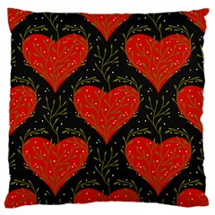 Love Hearts Pattern Style 16  Baby Flannel Cushion Case (two Sides)