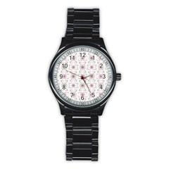 Pattern Texture Design Decorative Stainless Steel Round Watch by Grandong