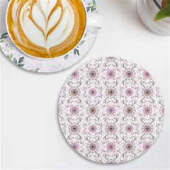 Pattern Texture Design Decorative Uv Print Round Tile Coaster by Grandong