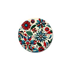 Flora Pattern Flower Golf Ball Marker by Grandong