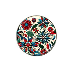 Flora Pattern Flower Hat Clip Ball Marker by Grandong