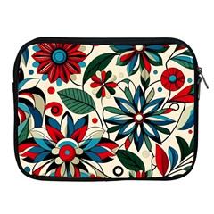 Flora Pattern Flower Apple Ipad 2/3/4 Zipper Cases by Grandong