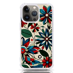 Flora Pattern Flower Iphone 13 Pro Tpu Uv Print Case by Grandong