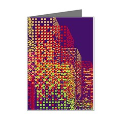 Building Architecture City Facade Mini Greeting Card by Grandong