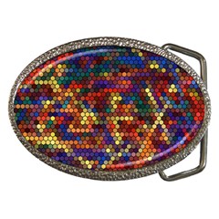 Hexagon Honeycomb Pattern Belt Buckles by Grandong