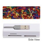 Hexagon Honeycomb Pattern Memory Card Reader (Stick) Front