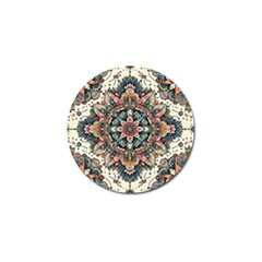 Floral Pattern Flowers Golf Ball Marker by Grandong