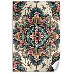 Floral Pattern Flowers Canvas 20  X 30  by Grandong