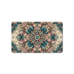 Floral Flora Flower Flowers Nature Pattern Magnet (name Card) by Grandong