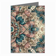 Floral Flora Flower Flowers Nature Pattern Greeting Cards (pkg Of 8) by Grandong