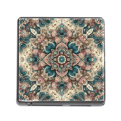 Floral Flora Flower Flowers Nature Pattern Memory Card Reader (square 5 Slot) by Grandong