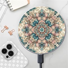 Floral Flora Flower Flowers Nature Pattern Wireless Fast Charger(white) by Grandong