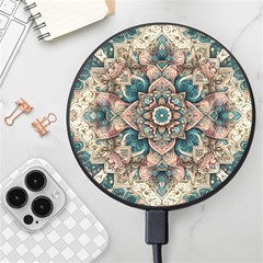 Floral Flora Flower Flowers Nature Pattern Wireless Fast Charger(black) by Grandong