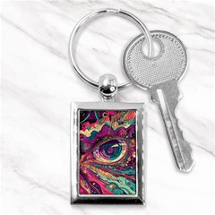 Human Eye Pattern Key Chain (rectangle) by Grandong