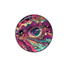 Human Eye Pattern Hat Clip Ball Marker by Grandong