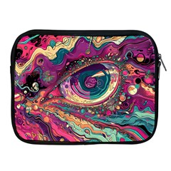 Human Eye Pattern Apple Ipad 2/3/4 Zipper Cases by Grandong