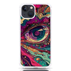 Human Eye Pattern Iphone 13 Tpu Uv Print Case by Grandong