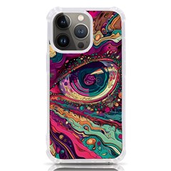 Human Eye Pattern Iphone 13 Pro Tpu Uv Print Case by Grandong