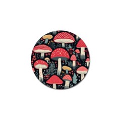 Mushrooms Psychedelic Golf Ball Marker (4 Pack) by Grandong