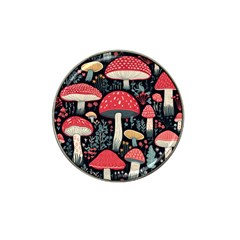 Mushrooms Psychedelic Hat Clip Ball Marker (4 Pack) by Grandong