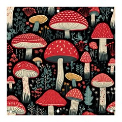 Mushrooms Psychedelic Banner And Sign 3  X 3  by Grandong