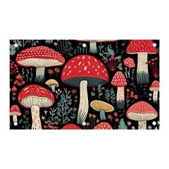 Mushrooms Psychedelic Banner And Sign 5  X 3  by Grandong