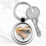 Mandalas-1084082 Ai-generated-7899053 Key Chain (Round) Front