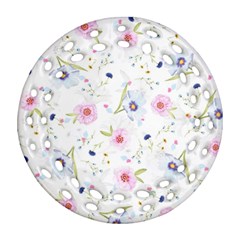 Background-1814372 Round Filigree Ornament (two Sides)