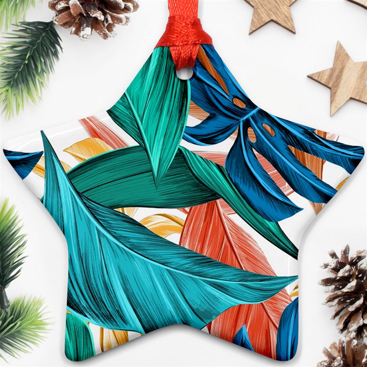 Leaves-3923413 Ornament (Star)