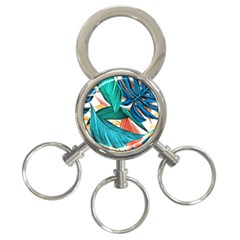 Leaves-3923413 3-ring Key Chain