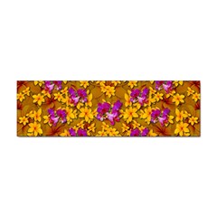 Blooming Flowers Of Orchid Paradise Sticker (bumper) by pepitasart