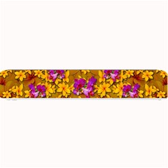 Blooming Flowers Of Orchid Paradise Small Bar Mat by pepitasart