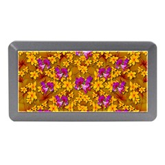 Blooming Flowers Of Orchid Paradise Memory Card Reader (mini) by pepitasart