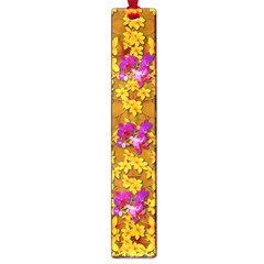 Blooming Flowers Of Orchid Paradise Large Book Marks by pepitasart