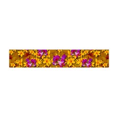 Blooming Flowers Of Orchid Paradise Premium Plush Fleece Scarf (mini) by pepitasart