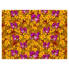 Blooming Flowers Of Orchid Paradise Premium Plush Fleece Blanket (extra Small) by pepitasart