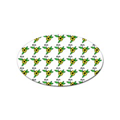 Pattern Design  Sticker Oval (10 Pack)