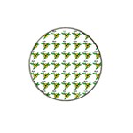 Pattern design  Hat Clip Ball Marker (4 pack) Front