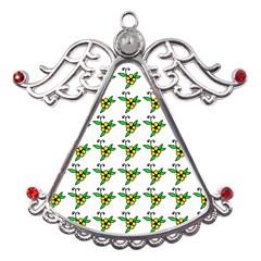 Pattern Design  Metal Angel With Crystal Ornament by lipli