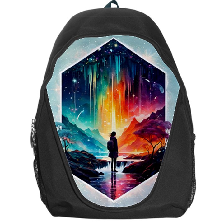 Starry Night Wanderlust: A Whimsical Adventure Backpack Bag