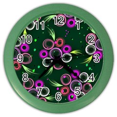 Floral-5522380 Color Wall Clock