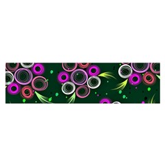 Floral-5522380 Oblong Satin Scarf (16  X 60 )