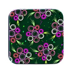 Floral-5522380 Square Metal Box (black)