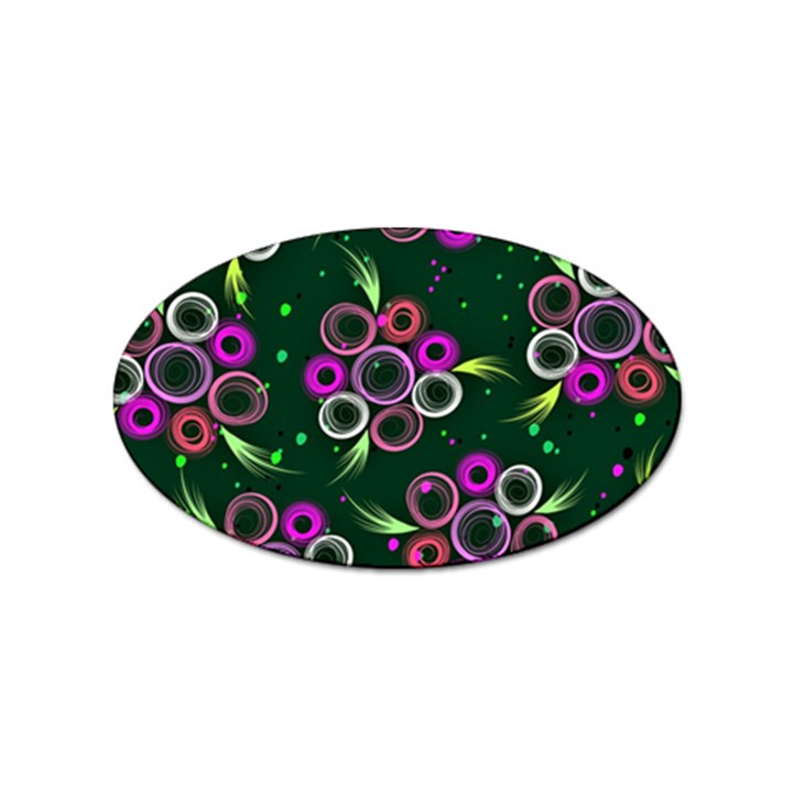 Floral-5522380 Sticker (Oval)