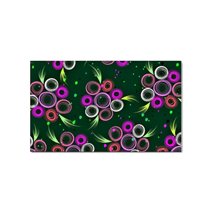 Floral-5522380 Sticker Rectangular (100 pack)