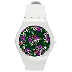 Floral-5522380 Round Plastic Sport Watch (m) by lipli